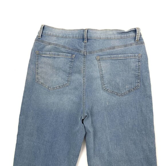 Gloria Vanderbilt Amanda Capri Women's size 12 Light Wash Blue Denim Jeans - Picture 4 of 4